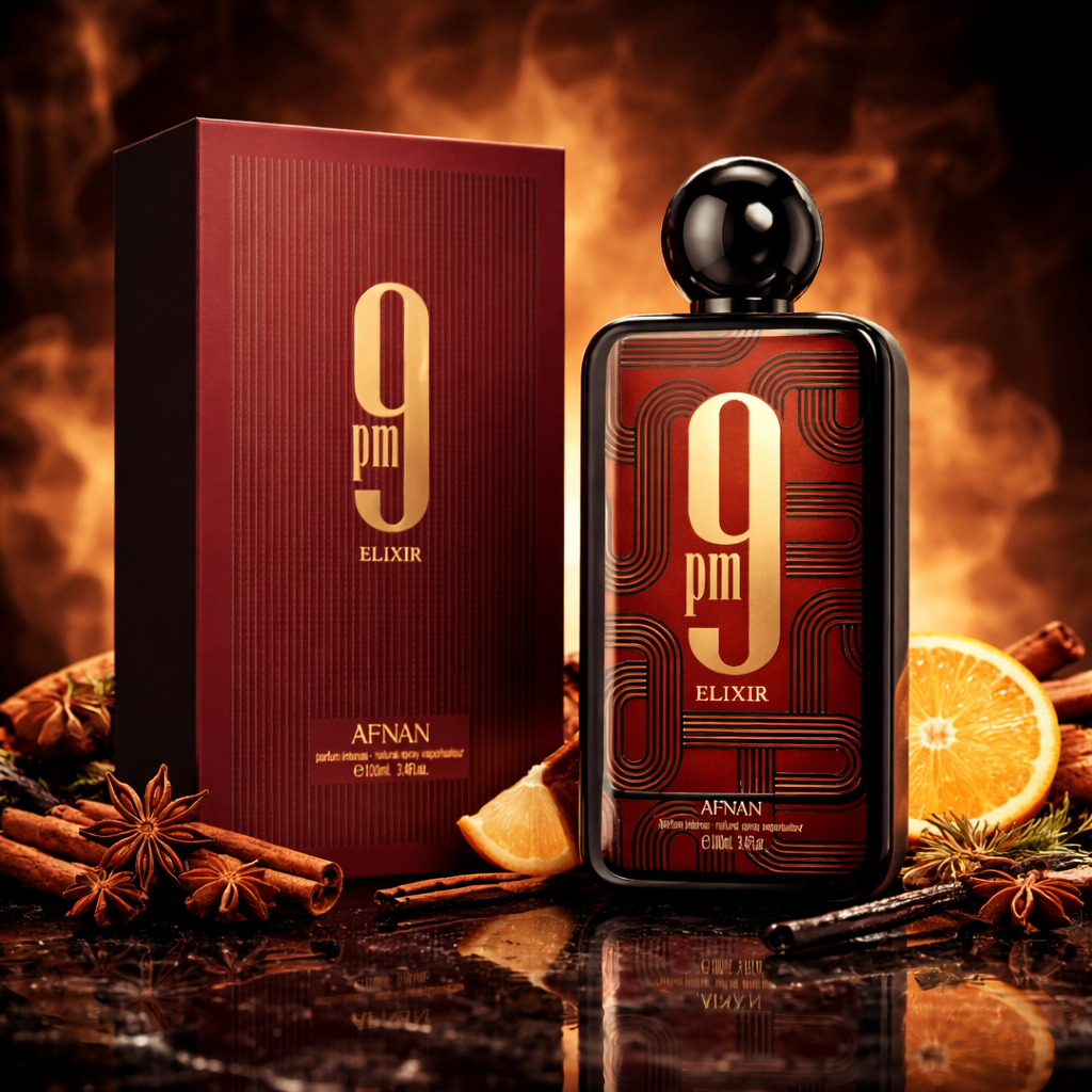 Afnan 9PM Elixir Eau de Parfum 100ml | Perfume Masculino Intenso