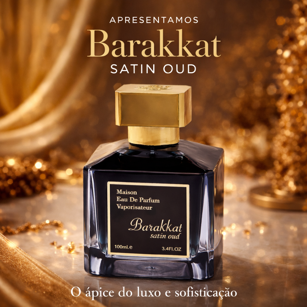 Barakkat Satin Oud – Eau de Parfum - Fragrance World Original - Luxos do Oriente 