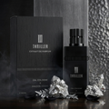 Extrait de Parfum bottle of Thriller by Cal Cologne x Maison Asrar, featuring a stylish design and elegant packaging.