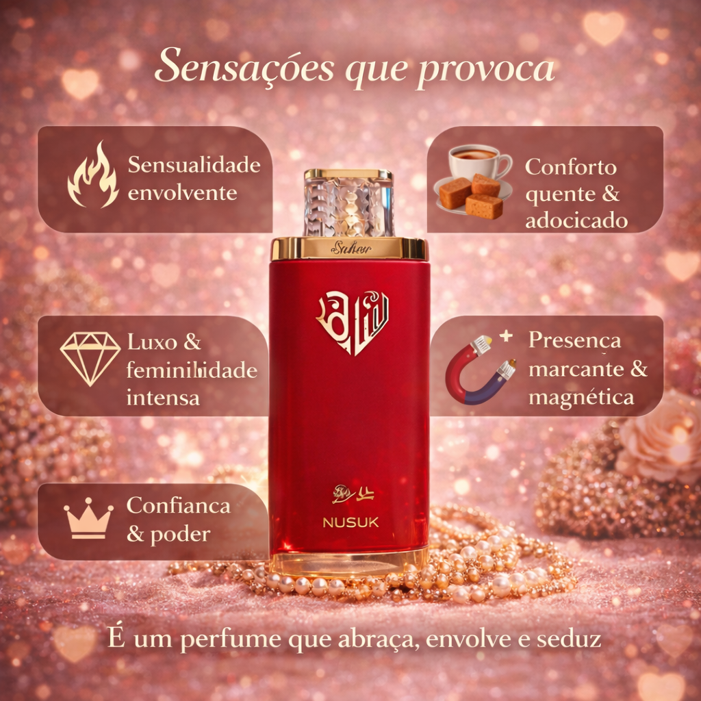 Sahar – Extrait de Parfum - Nusuk Original - Luxos do Oriente 
