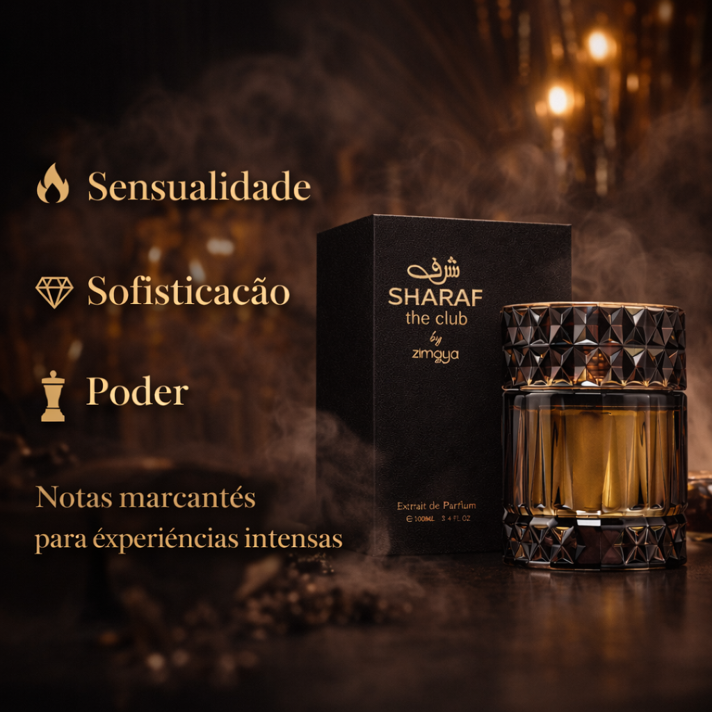 Sharaf The Club – Extrait de Parfum - Zymaia Original - Luxos do Oriente 