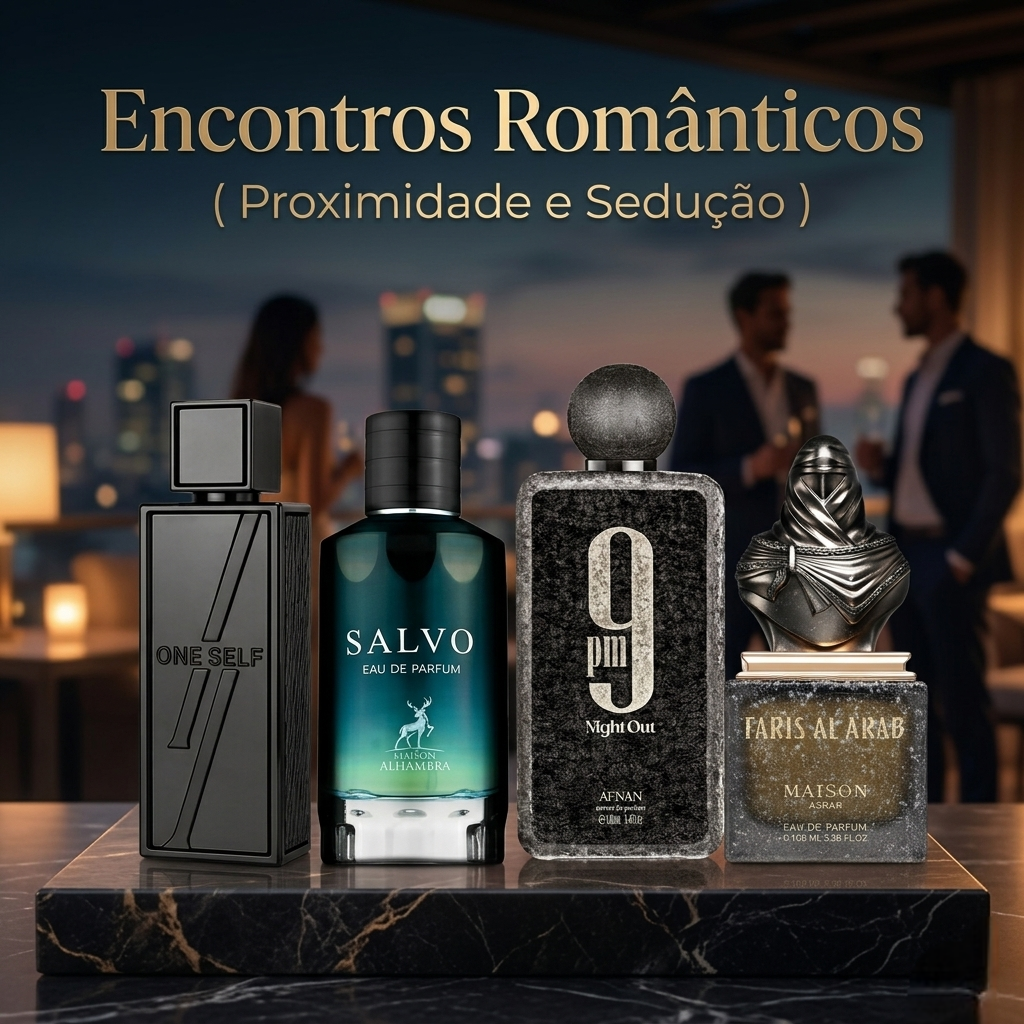 Pack Decants "Encontros Românticos" 4 x 5ml
