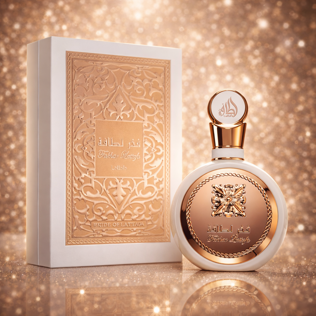 Fakhar Rose Lattafa Original - Luxos do Oriente 