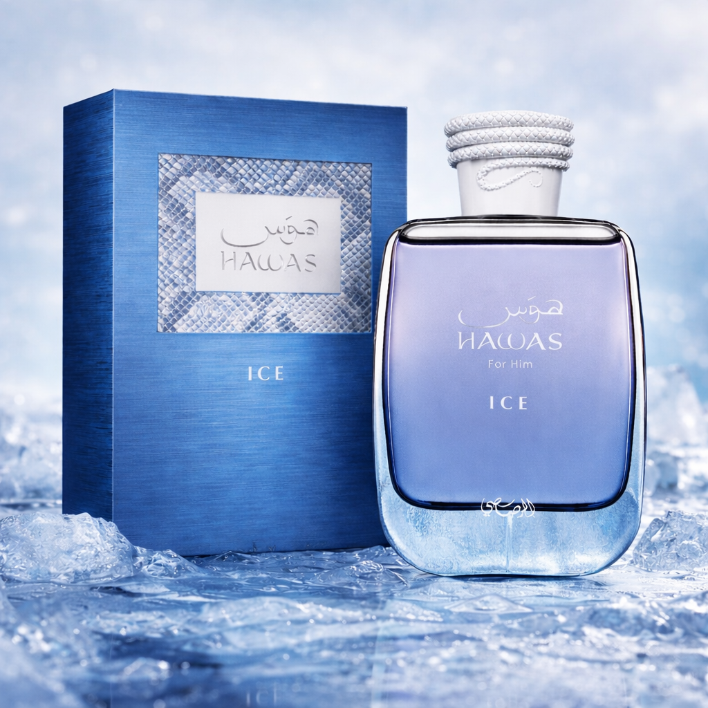 Hawas Ice For Him –  Eau de Parfum - Original - Luxos do Oriente 