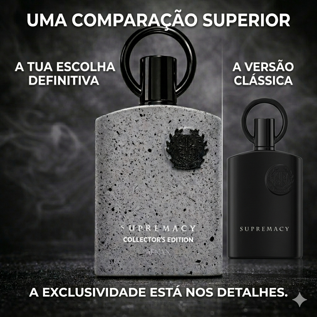 Supremacy Collector’s Edition by Afnan Original in an elegant packaging with luxurious design details.