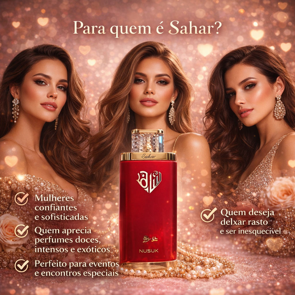Sahar – Extrait de Parfum - Nusuk Original - Luxos do Oriente 