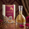 Eau de Parfum Ameerat Al Ehsaas da Luxos do Oriente, frasco de perfume original Ard Al Zaafran, com detalhes elegantes.