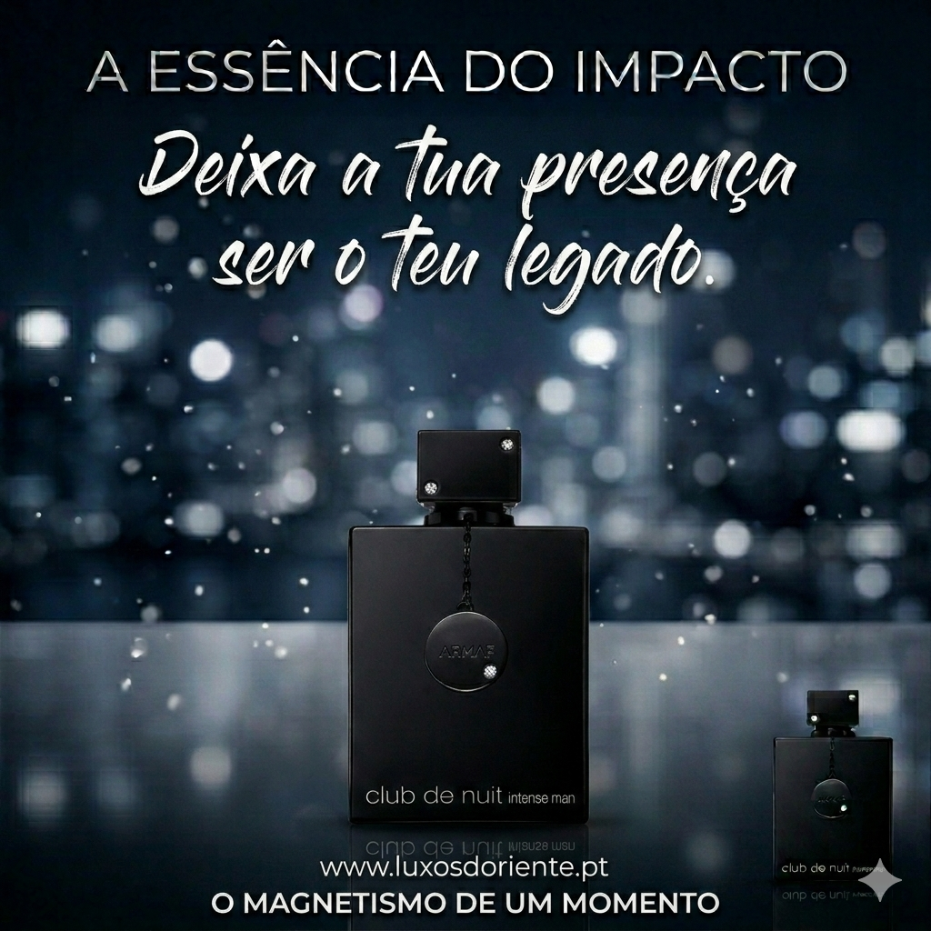 Armaf Club de Nuit Intense Man EDT bottle with elegant design and dark color against a neutral background.