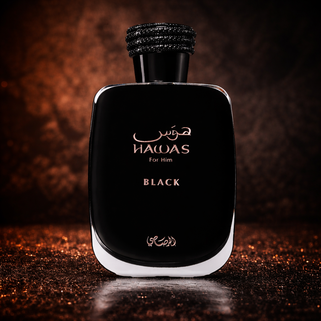 Hawas Black For Him – Eau de Parfum Masculino - Original - Luxos do Oriente 