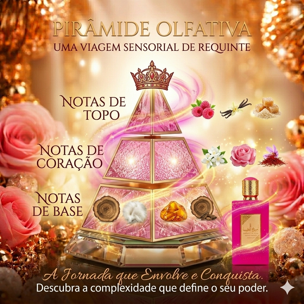 Caixa do perfume Oud de Ouro Ameerat Al Arab Sugar Crown Asdaaf Lattafa com frasco de vidro e embalagem elegante.