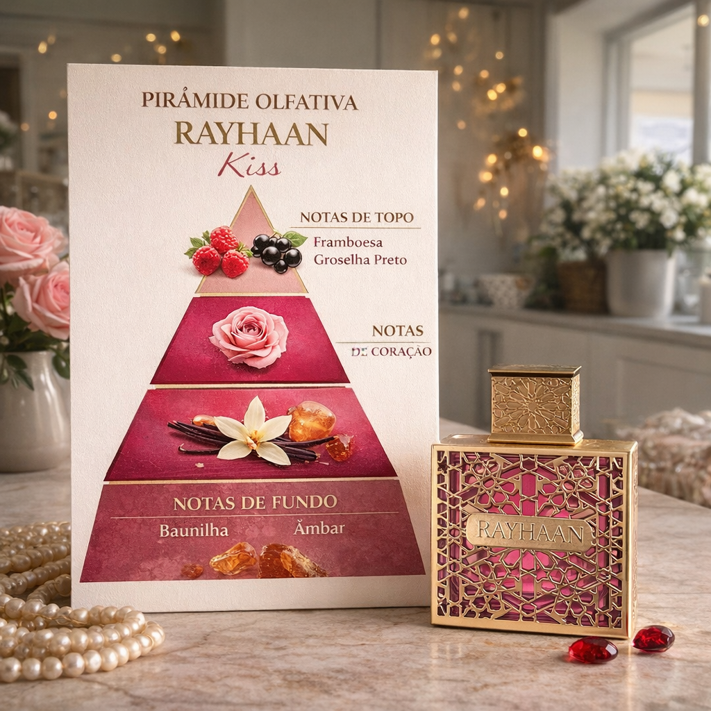 Rayhaan Kiss - Eau de Parfum - Rayhaan Original - Luxos do Oriente 