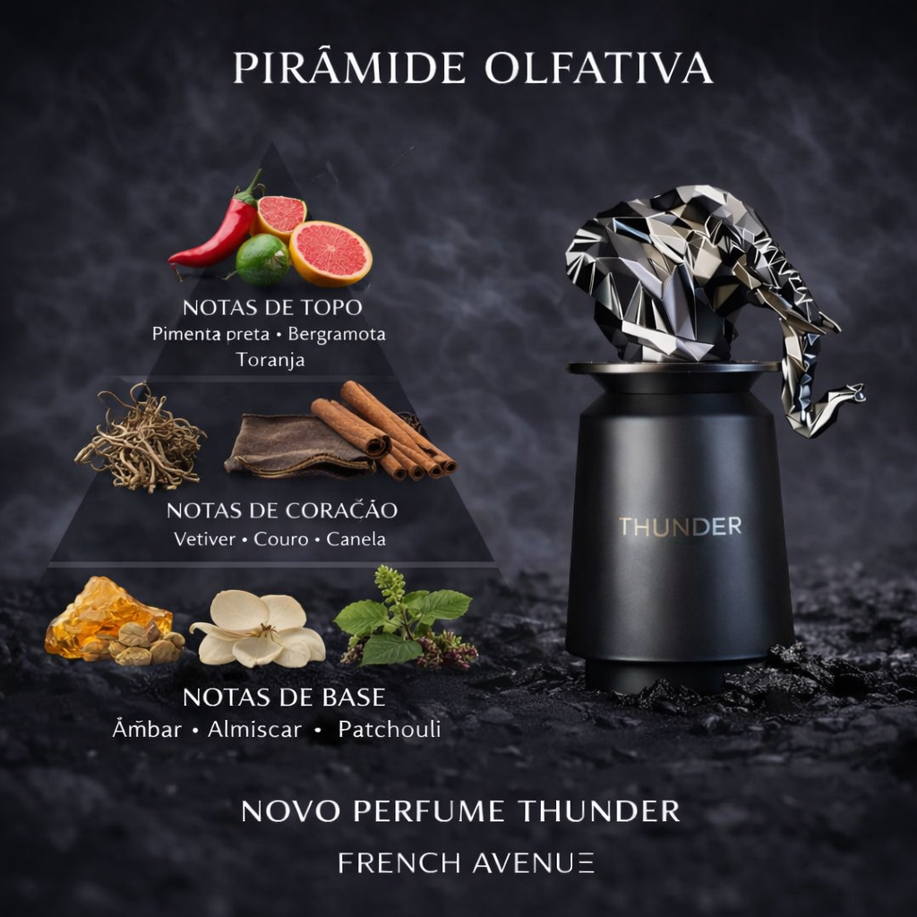 Thunder – Eau de Parfum - French Avenue Original - Luxos do Oriente 