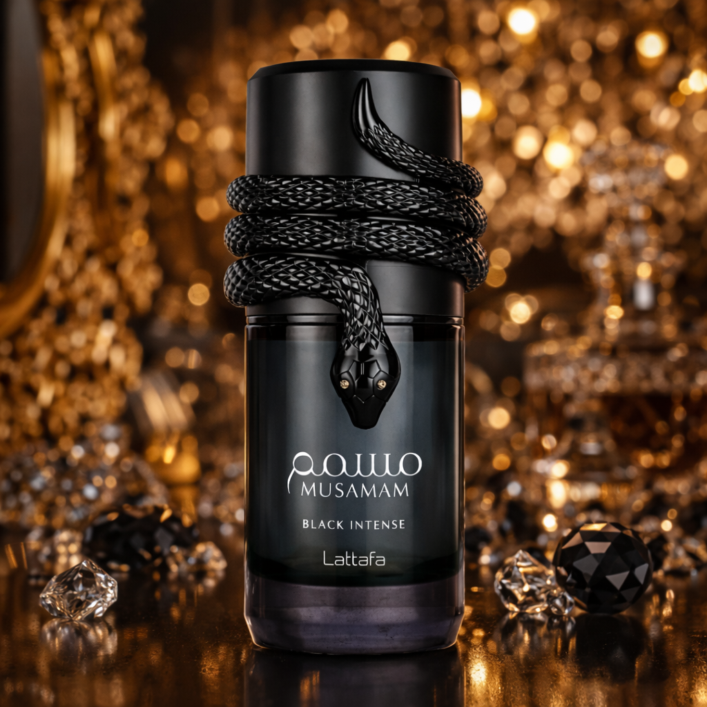 Musamam Black Intense - Lattafa Original – Eau de Parfum - Luxos do Oriente 