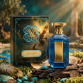 Perfume Icarus Eau de Parfum Velixir da Luxos do Oriente, frasco elegante com detalhes dourados e aroma sofisticado.