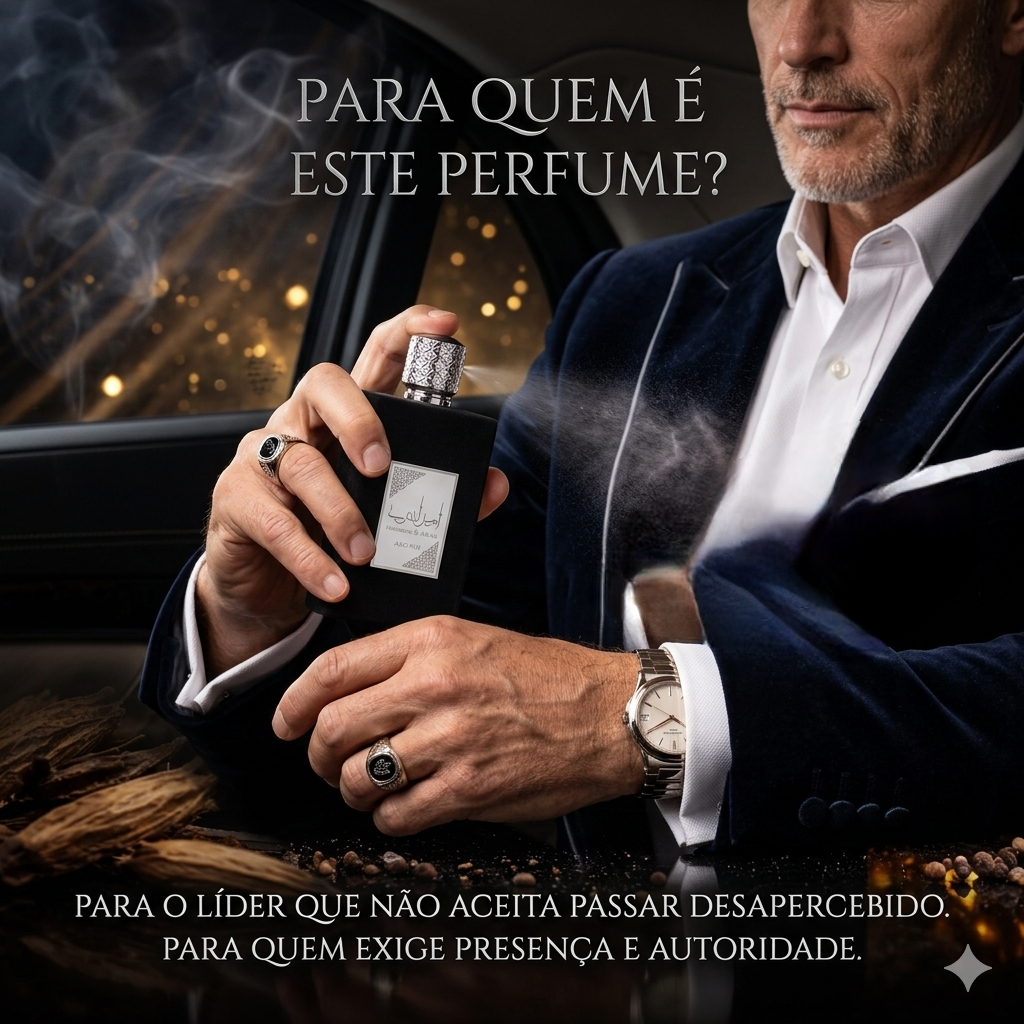Frasco de perfume Oud de Ouro Ameer Al Arab Lattafa Original com tampa dourada e design elegante