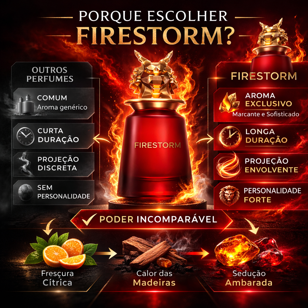 Firestorm – Eau de Parfum - French Avenue Original - Luxos do Oriente 