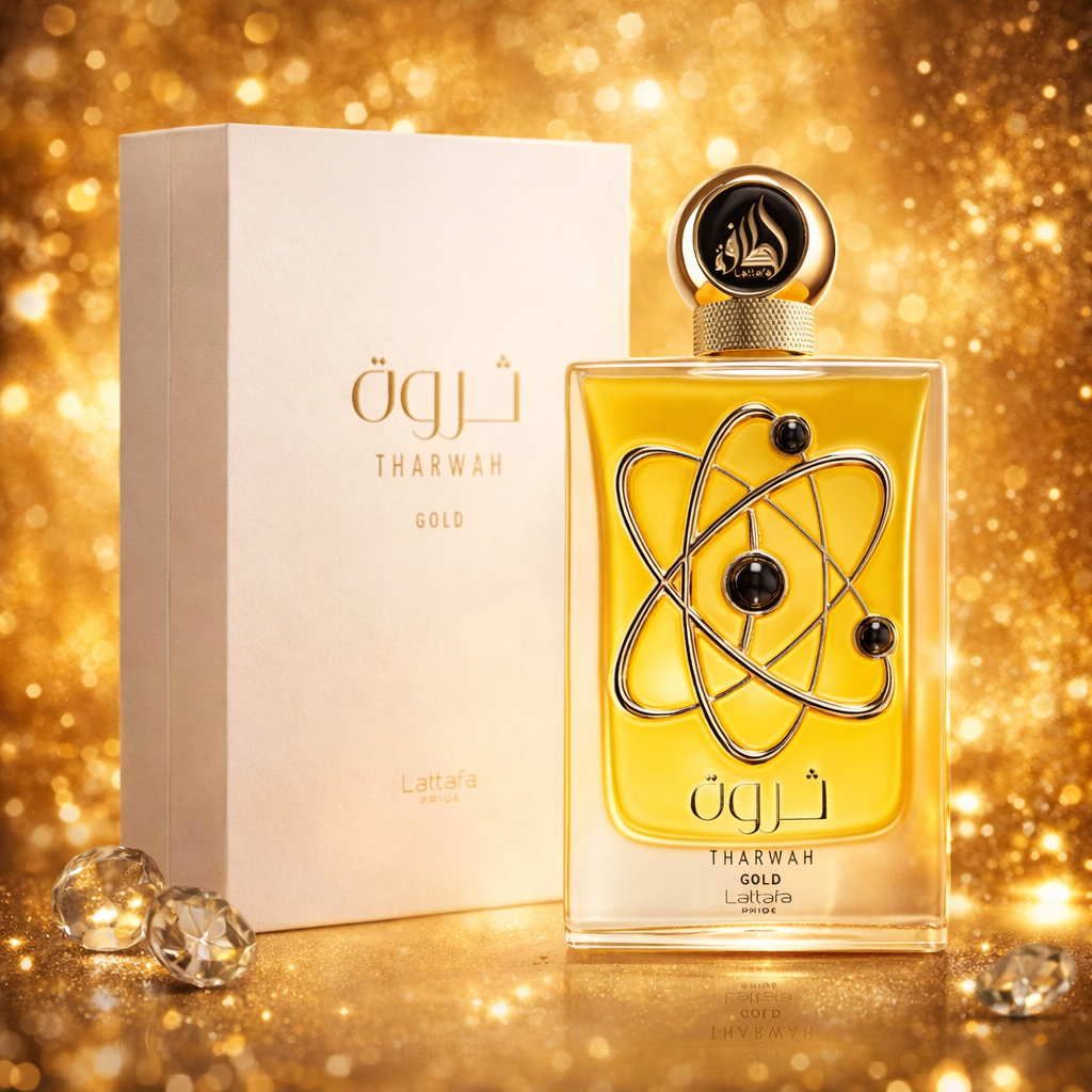 Tharwah Gold - Eau de Parfum - Lattafa Pride Original - Luxos do Oriente 