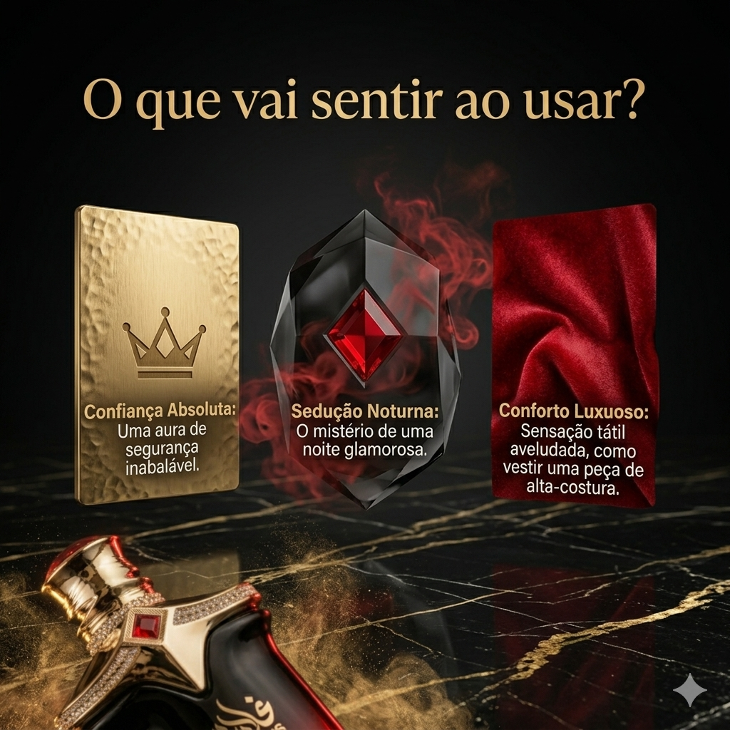Frasco de perfume Gladius da Luxos do Oriente, Extrait de Parfum Nusuk Original, com design elegante e rótulo detalhado.