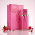 Frasco do perfume Eau de Parfum Vulcan Baie da Luxos do Oriente, com design elegante e detalhes dourados.