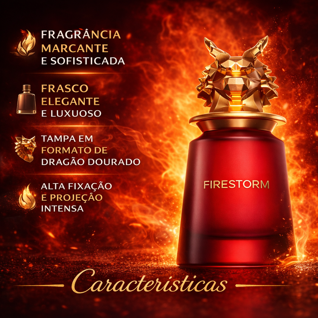 Firestorm – Eau de Parfum - French Avenue Original - Luxos do Oriente 