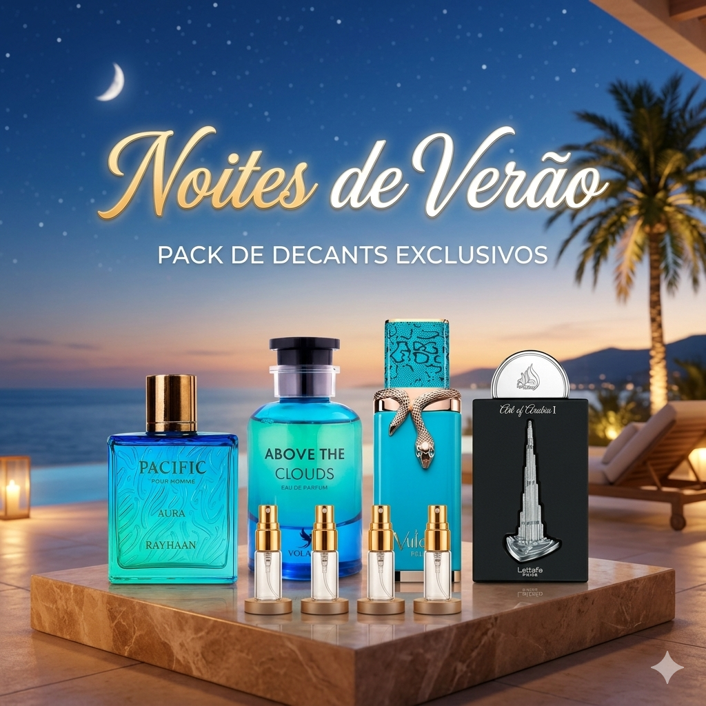 Pack Decants "Noites de Verão" – Descobre a Tua Nova Assinatura Noturna 4x5ml