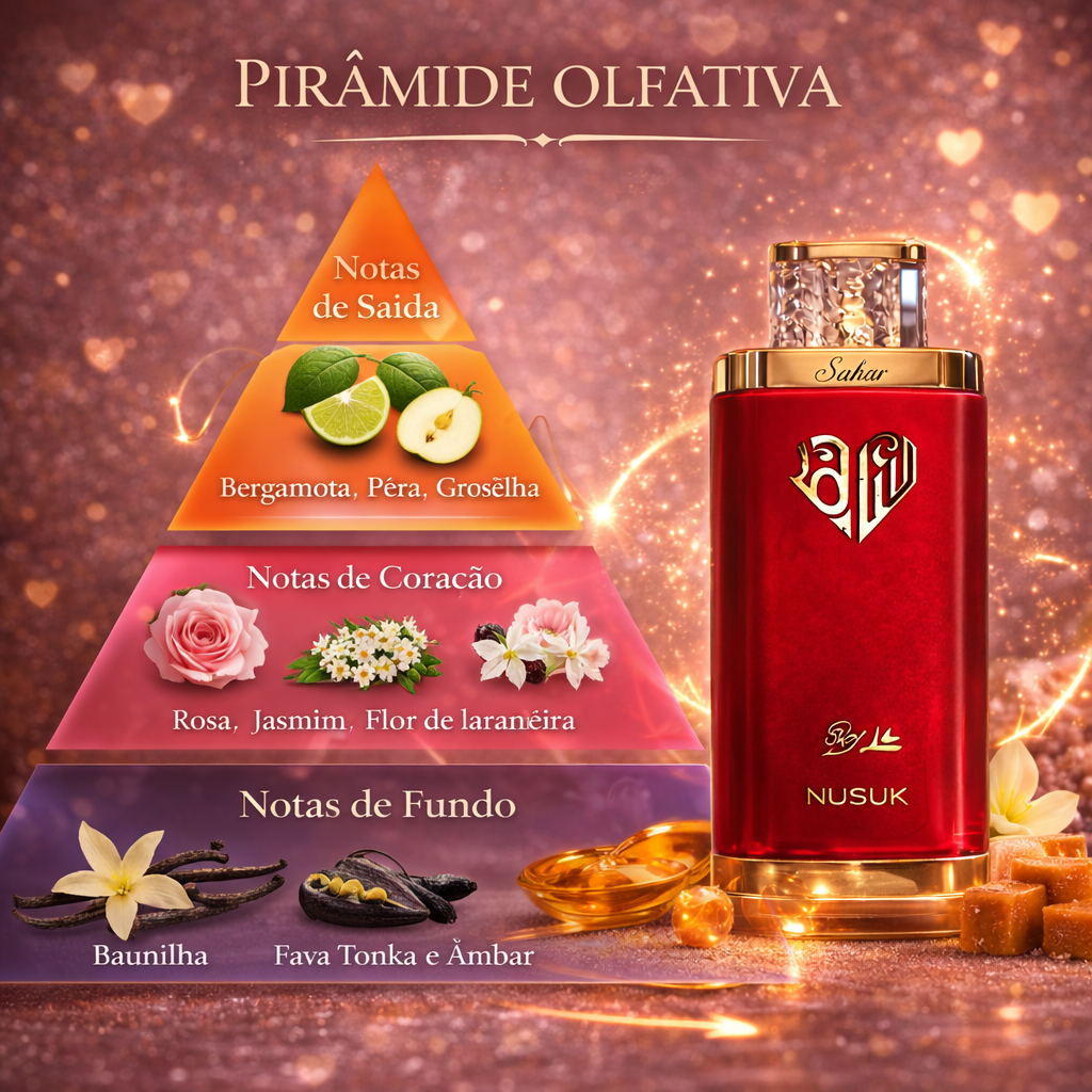 Sahar – Extrait de Parfum - Nusuk Original - Luxos do Oriente 