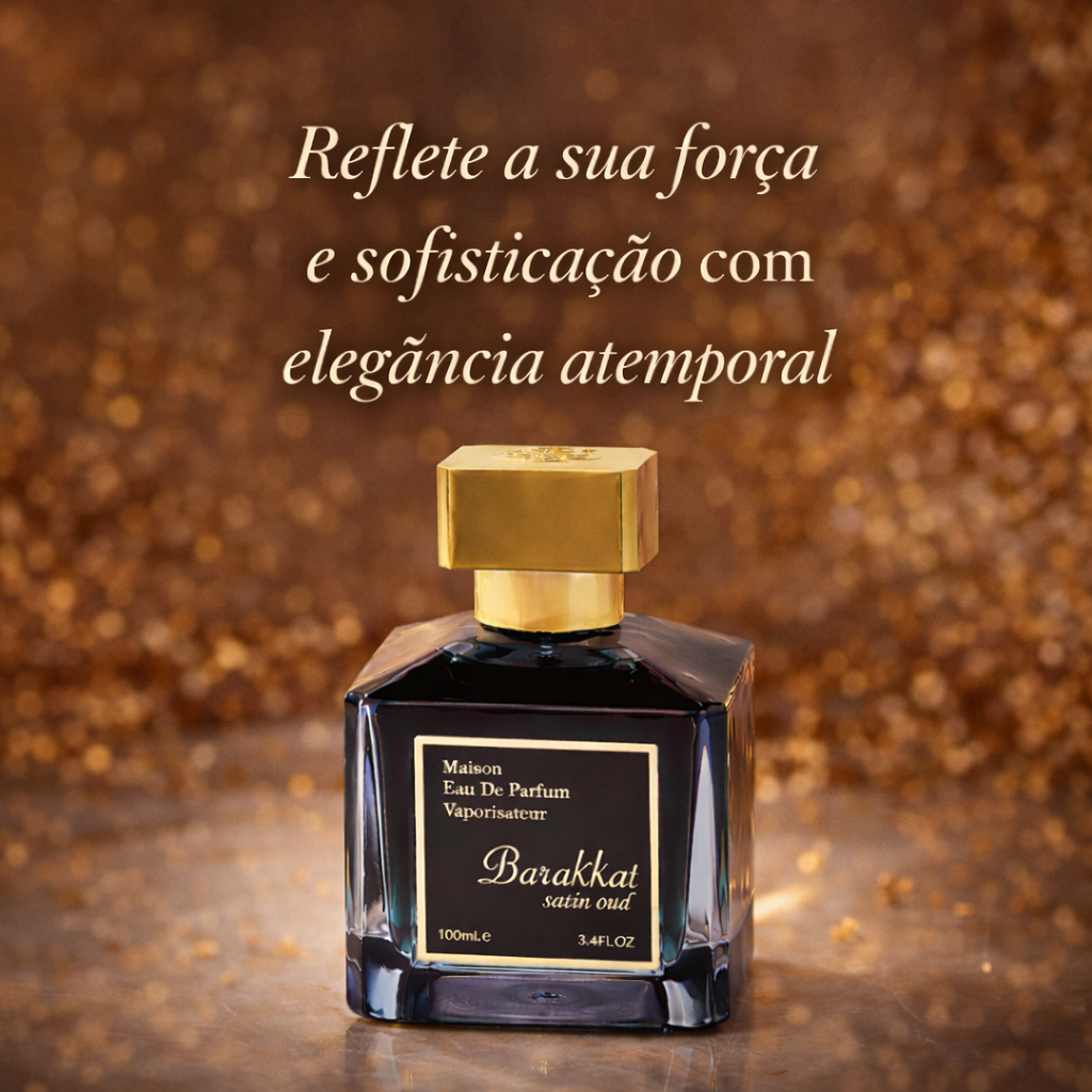 Barakkat Satin Oud – Eau de Parfum - Fragrance World Original - Luxos do Oriente 