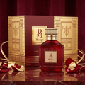 Frasco de perfume Barakkat Rouge 540 Extrait de Parfum da Luxos do Oriente, com embalagem elegante e fragrância sofisticada.