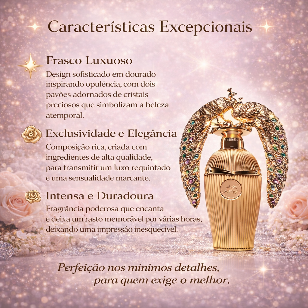 Lattafa Original Afeef perfume bottle with elegant design and rich, luxurious fragrance displayed on a neutral background.