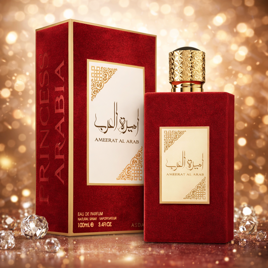 Ameerat Al Arab - Asdaf Lattafa Original - 100ml - Luxos do Oriente 