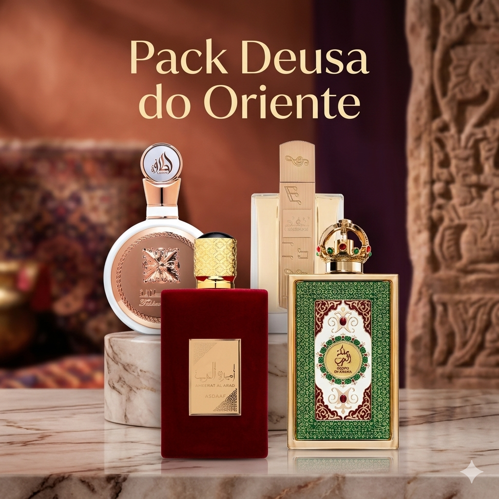 Pack Decants "Deusa do Oriente" 4x5ml