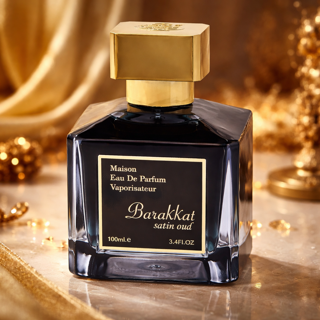 Barakkat Satin Oud – Eau de Parfum - Fragrance World Original - Luxos do Oriente 