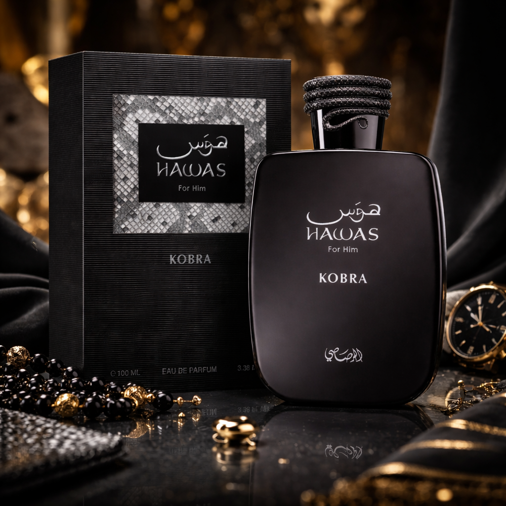 Hawas Kobra For Him - Eau de Parfum - Rasasi Original - Luxos do Oriente 